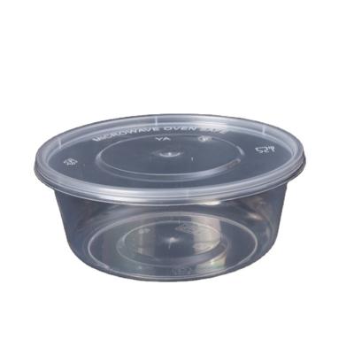 China With Flat Lids/10oz/310ml Round Biodegradable Leakproof Disposable Microwave Plastic Food Packing Container for sale