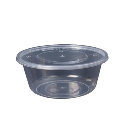 China BPA Free Clear and Black Plastic Disposable OEM Lunch Takeout Food Containers for Food Soup Bento Packing for sale