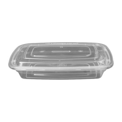 China BPA Free Stackable Plastic Microwave Safe Food Container With Lid For Bento Lunch Box Disposable Take Out for sale