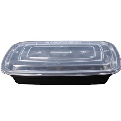 China Viable Promotional Good Quality Biodegradable Lunch Box Food Storag Contain Clear Grocery Food Container for sale