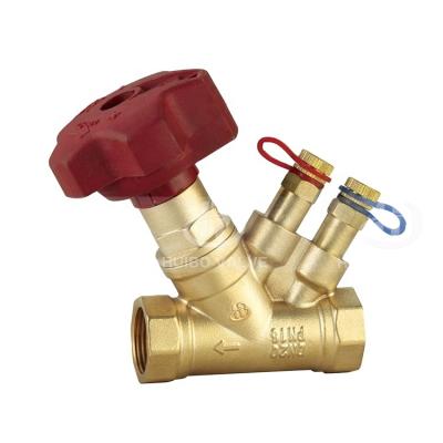 China Balance Guarantee Ce Certified Industrial And Household Static Brass Valves for sale