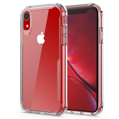 China Crystal Clear Hybrid Shockproof Mobile Cell Phone Back Cover For iPhone XR Case for sale