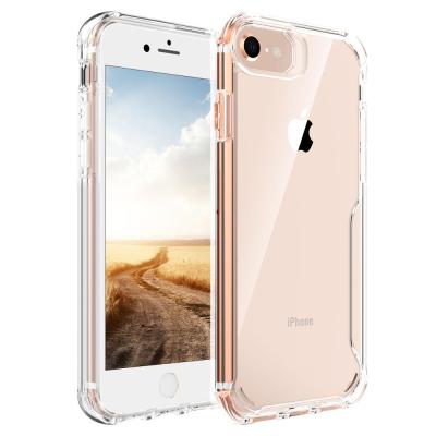 China Crystal Clear Crystal Clear Mobile Cell Phone Back Cover For iPhone 6 6S 7 8 6Plus 7Plus 8Plus Case for sale