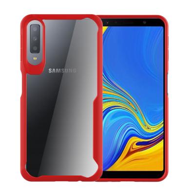 China Clear Hybrid Case Soft TPU Case Transparent PC For Samsung Galaxy A7 2018 Cover for sale