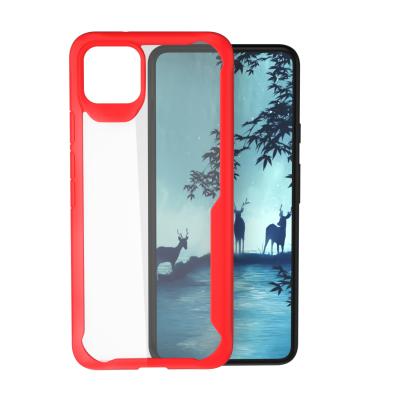 China Anti-fall TPU PC Cover For Google Pixel 4A Phone Case Clear Mobile Phone Back Cover For 4A Case for sale