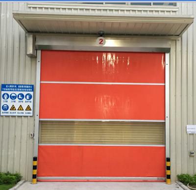 China Rolling Guangzhou Manufacturers PVC High-speed Screen Industrial Fast Rolling Security Door With Remote Control for sale