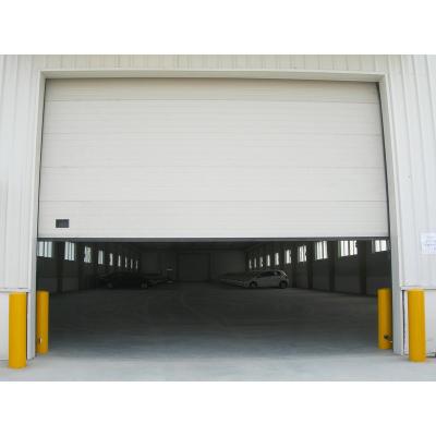 China Guangdong QX Automatic High Quality Industrial Automatic PU Steel Sectional Door for sale