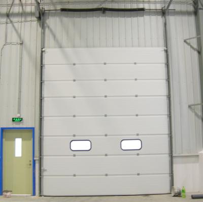 China Automatic good quality warehouse automatic industrial steel sectional door for sale