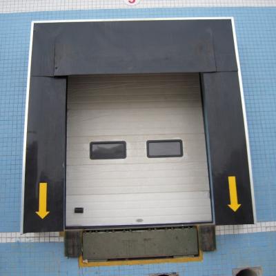 China Industrial Vertical Lift Up Top Panel Industrial Door for sale