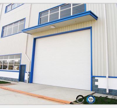 China QX PU Aluminum Alloy Automatic Foaming Insulated Aluminum Roller Shutter Doors Security Door for sale