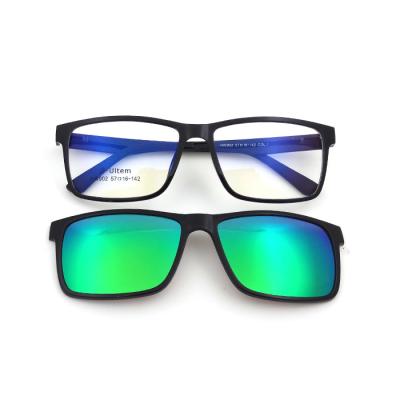 China Clip On Lenses High Quality Ultem Polarized Blue Light Magnetic Sunglasses Clip On Lenses for sale