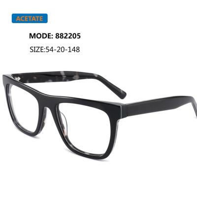 China 15 Years Experience 54-20-148 Acetate Glasses Eyeglasses Frame Clear Thick Frame Ready To Ship 882205 for sale