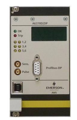 China Emerson EPRO CSI 6500 Series EPRO A6370D Overspeed Protection Monitor for sale