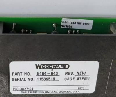 China 5464-643 WOODWARD Discrete Input Module 300 mm Lengte Te koop