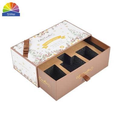 China Fancy Men's Tie Recyclable Custom Gift Box Set Luxury Packaging Paper Boxes With Drawer For Perfume for sale