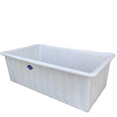 China New Design 500L LLDPE Plastic Fish Tubs Grow Bed Aquaponics Plastic Bowls For Hydroponics for sale