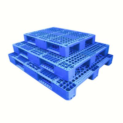 China New Single Faced Thickened HDPE Material Steel Reinforced Heavy Duty Plastic Euro Stretch Pallet for sale