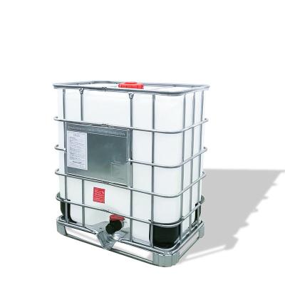 China Chemical Dosing Box Galvanized Steel Frame 500L IBC 500L Portable Water Tank for sale