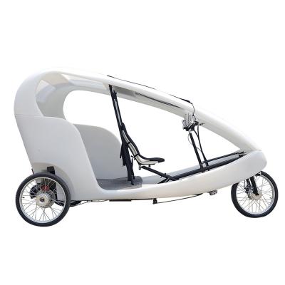 China 1000watt 3 wheel passenger bike taxi car Pedicab two passenger charging cheap adult electric tricycle recumbent trike for sale