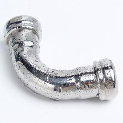 China Water pipe fittings materials thread 316L stainless steel elbow quick coupling for water press pex push fit for pipe for sale