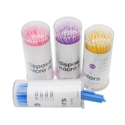 China Lady Beauty HOT Selling Micro Cotton Brush Applicator/Brooms Disposable Micro Applicator/Disposable Long Dental Brush for sale