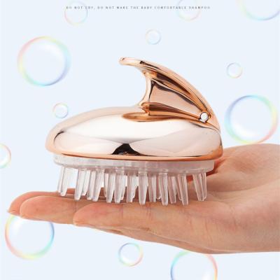 China BEAUFLY Waterproof Adult Comb Massage Brush Comb Brush Silicone Gripper Head Shampoo Brush Clean Scalp for sale