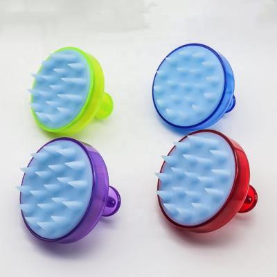 China BEAU MOUCHE Hair Scalp Massager Shampoo Brush Exfoliating Shampoo Brush Silicone Head Washing Brush for sale