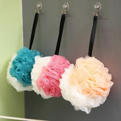 China EXFOLIATE Handmade Bath Loofah Massage Sponge Double Color Sponge for sale