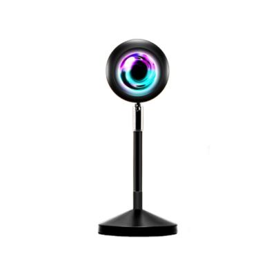 China Modern Fashion 4 Color 4 Color Fashion Bed RGB 16 LED Night Light USB UFO Sunset Remote Control Projection Lamp for sale