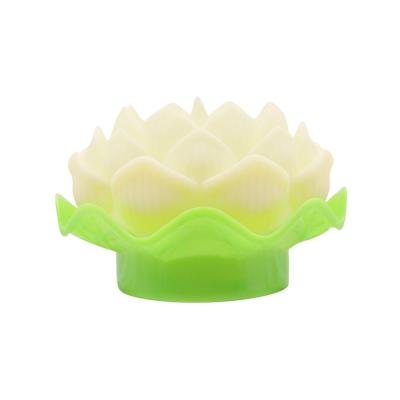 China Newcomer home Lotus Flower Shaped Candle Lights decoration for holiday and home decoration for sale