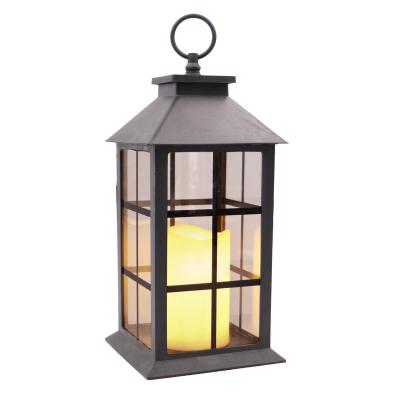 China ECO-frendly Home Decorative Candle Lantern Hanging LED Pillar Candle Lantern for sale