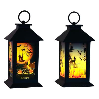 China Halloween Decorative Lamp Festival Decoration LED Lantern Flame Hanging Light for Halloween Home Table Decorations for sale