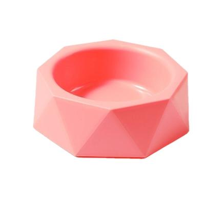 China New Plastic Stocked Cats And Dogs Feeding Pet Drinking Bowl Large Diameter Pet Slow Food Bowl for sale