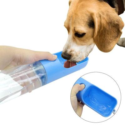 China Newest Sustainable Leak Proof Portable Puppy Water Dispenser With Drinking Feeder For Outdoor Pets Walking for sale