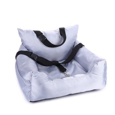 China Viable Sleeping Rectangle Soft Mosquito Padded Bolster Dog Bed Pet Couch Bed for sale