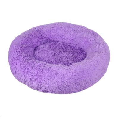 China Tour Viable Hot Donut Custom OEM Color Washable Luxury Small Soft Pet Bed Cat Donut Pet Bed for sale