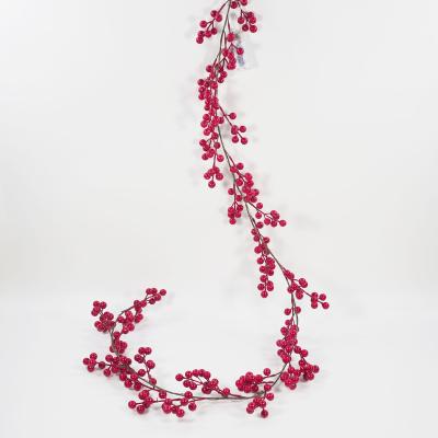 China Light Artificial String Berry Rattan Garland 30LED Indoor Lighting Holiday Lighting Decorative Lights for sale