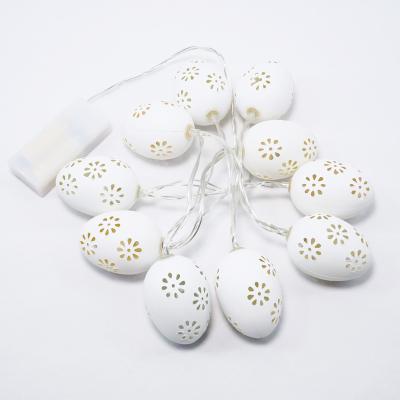 China Light Hot Cracked Egg Battery String Electric Garland Cotton String Easter Sale Decorative Lighting String F01 for sale