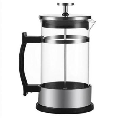 China Multifunctional Portable Borosilicate Coffee Viable Glass French Press With Filters for sale