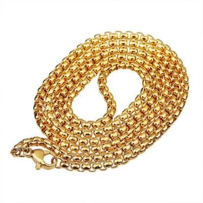 China Youth Trendy Jewelry Fashion 316 Stainless Steel Chain Mens Stainless Steel Ball Chain for sale