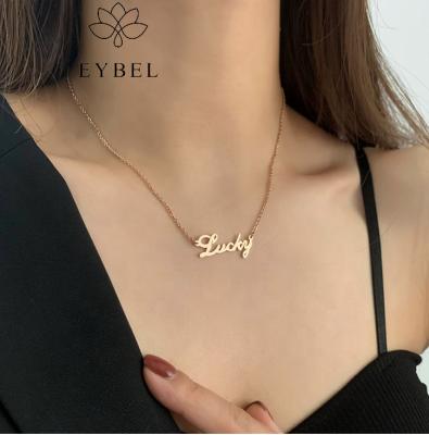 China Office / Career Design New And Fashion Necklace Jewelry For Women 18K Gold Plated Lucky Necklace Factory Wholesale for sale