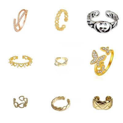 China Hot-selling European and American Korean Style Fashion Ring Resin Adjustable Rings Napkin Adjustable Ring for sale