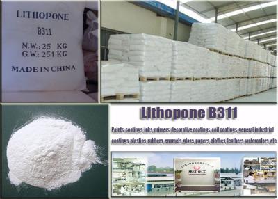 China CAS No. 1345-05-7 White Lithopone Powder B311 ZnSBaso4 For Decorative Coatings for sale