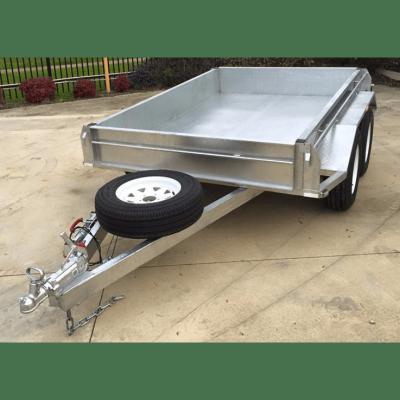 China 8x5 Hot Dipped Galvanized Tandem Trailer 2000KG for sale