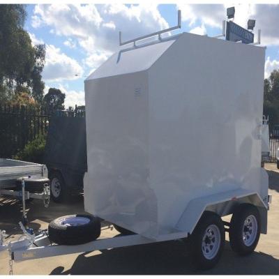 China Fully Framed 8 x 5 Furniture Van Trailer , Single Axle Small Enclosed Utility Trailer for sale