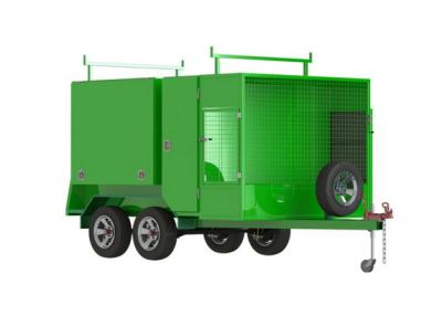 China Flexible And Versatile Dual Axle Lawn Mowing Trailer 8 X 5 Ft With Brake Away System for sale