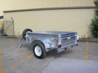 China Custom 7X4 Galvanised Off Road Trailer , Off Road ATV Trailer With Heavy Duty Axle for sale