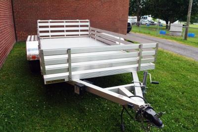 China Hot Rolled Steel 6x4 Aluminum Box Trailer , Small Aluminum Utility Trailer for sale