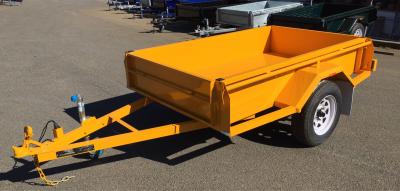 China Painted 750KG Tandem Box Trailer , Heavy Duty  7 X 5 Box Trailer for sale