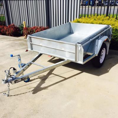 China 7X4 Hot Dipped  Galvanised Trailer 750KG for sale